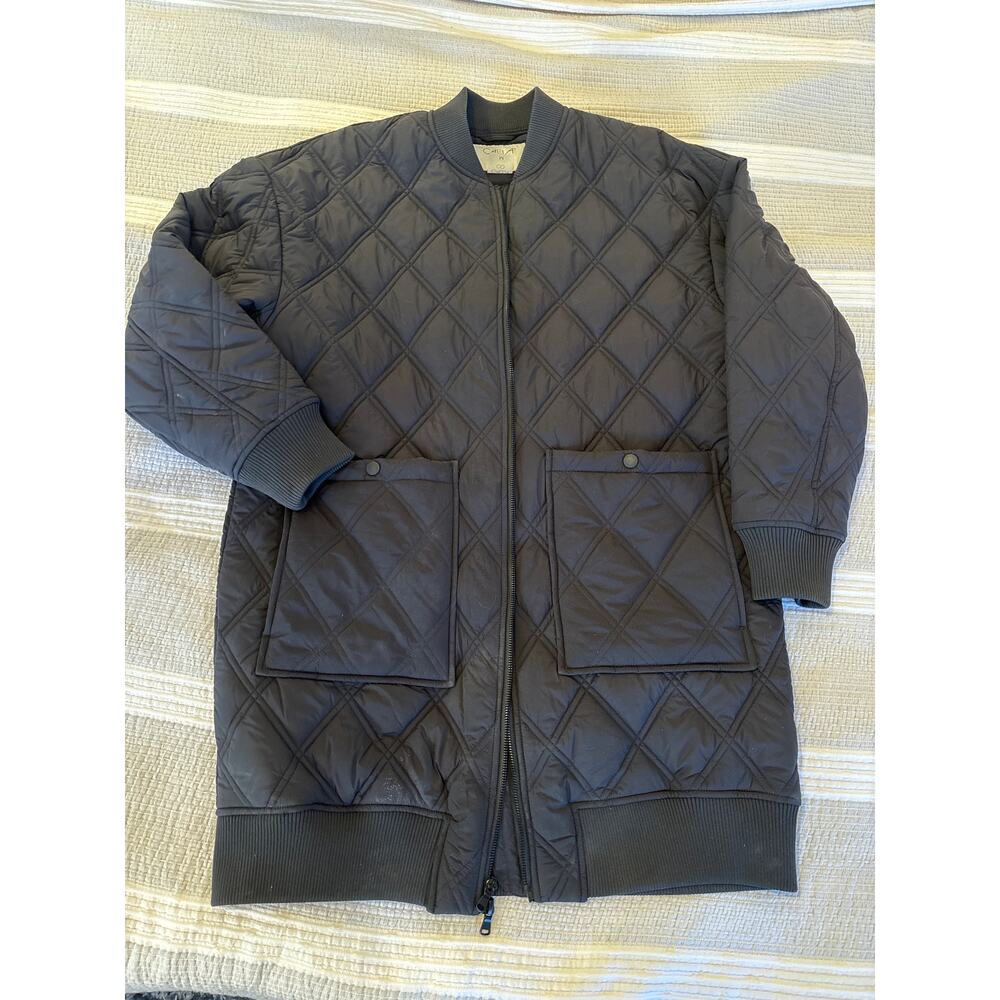Black Lightweight Quilted Jacket - image 1